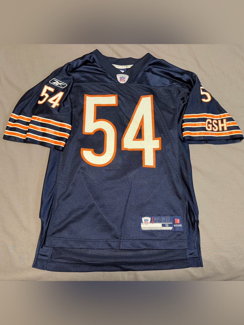 Reebok NFL Equipment HOF Brian Urlacher Chicago Bears Jersey Y2K Men’s Size S